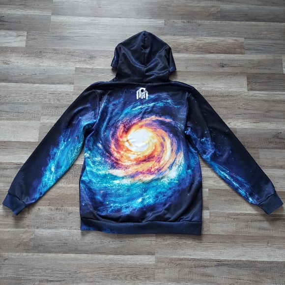 Into The AM Galaxy Hoodie Large Space All Over Print - Picture 4 of 12